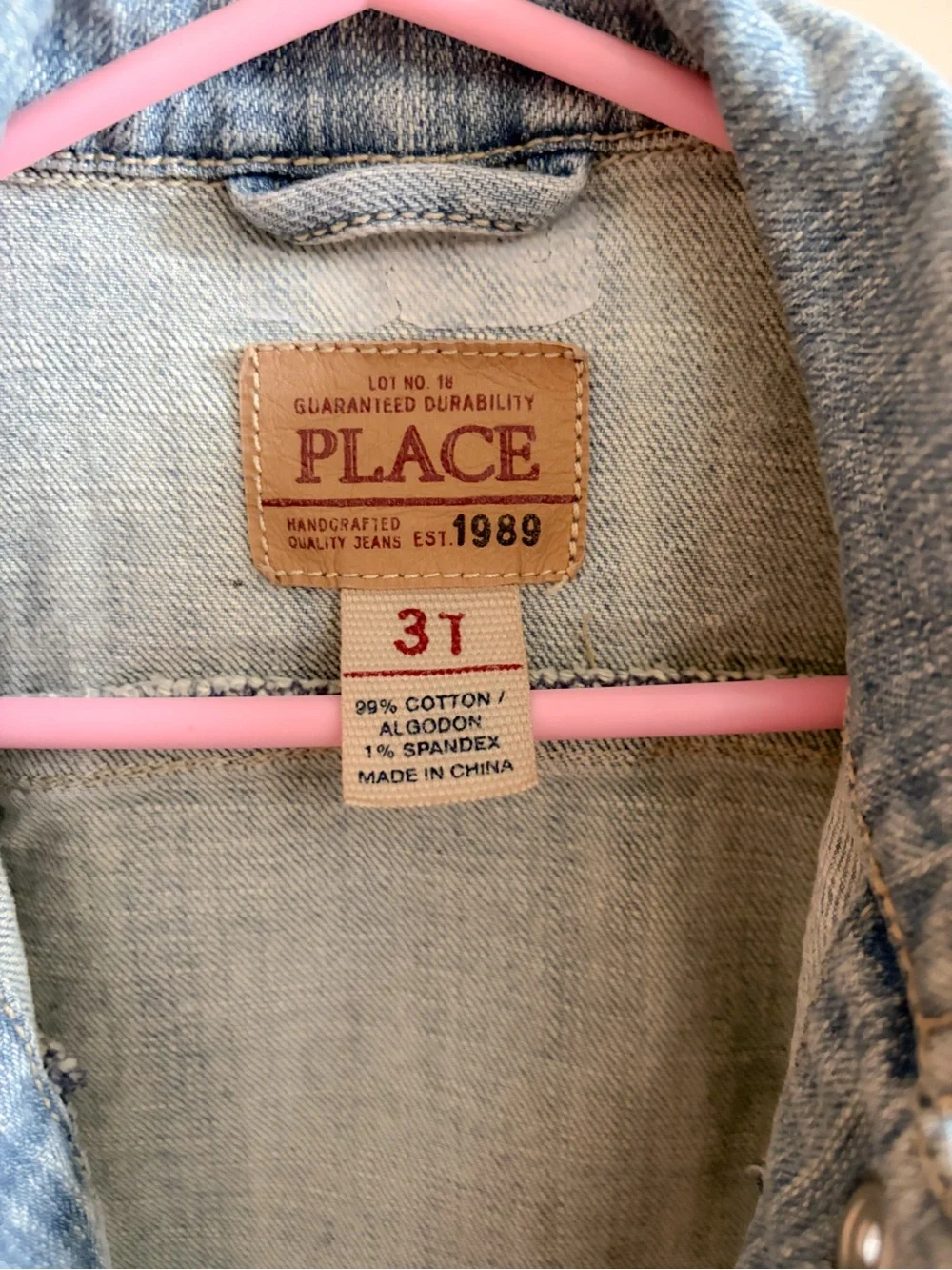 The Children's Place Toddler Girl Light Wash Denim Jacket - Light Blue